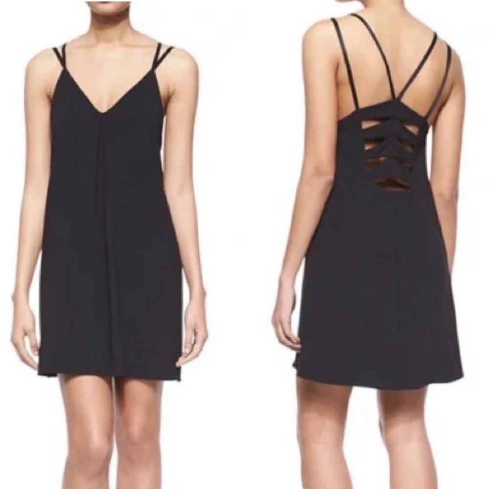 Alice + Olivia Lianne V-neck Mini Dress NWT